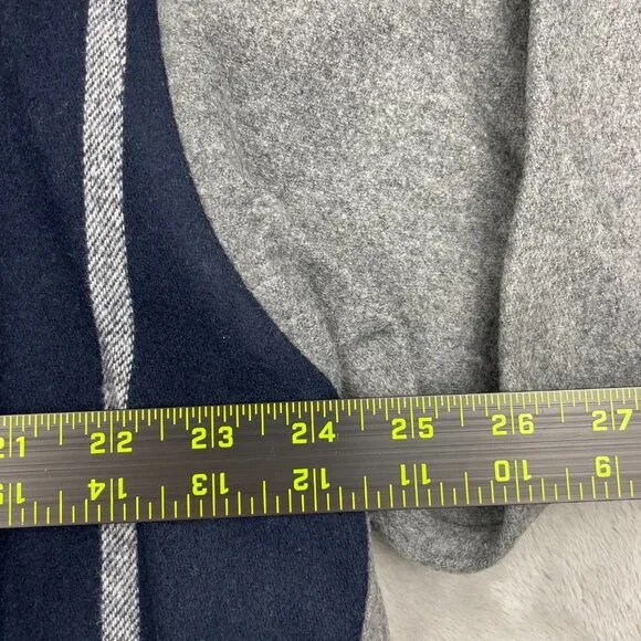 Vintage Tommy Hilfiger Nautical Racing Oars Wool Blend Button Down Men's Large - Picture 6 of 7